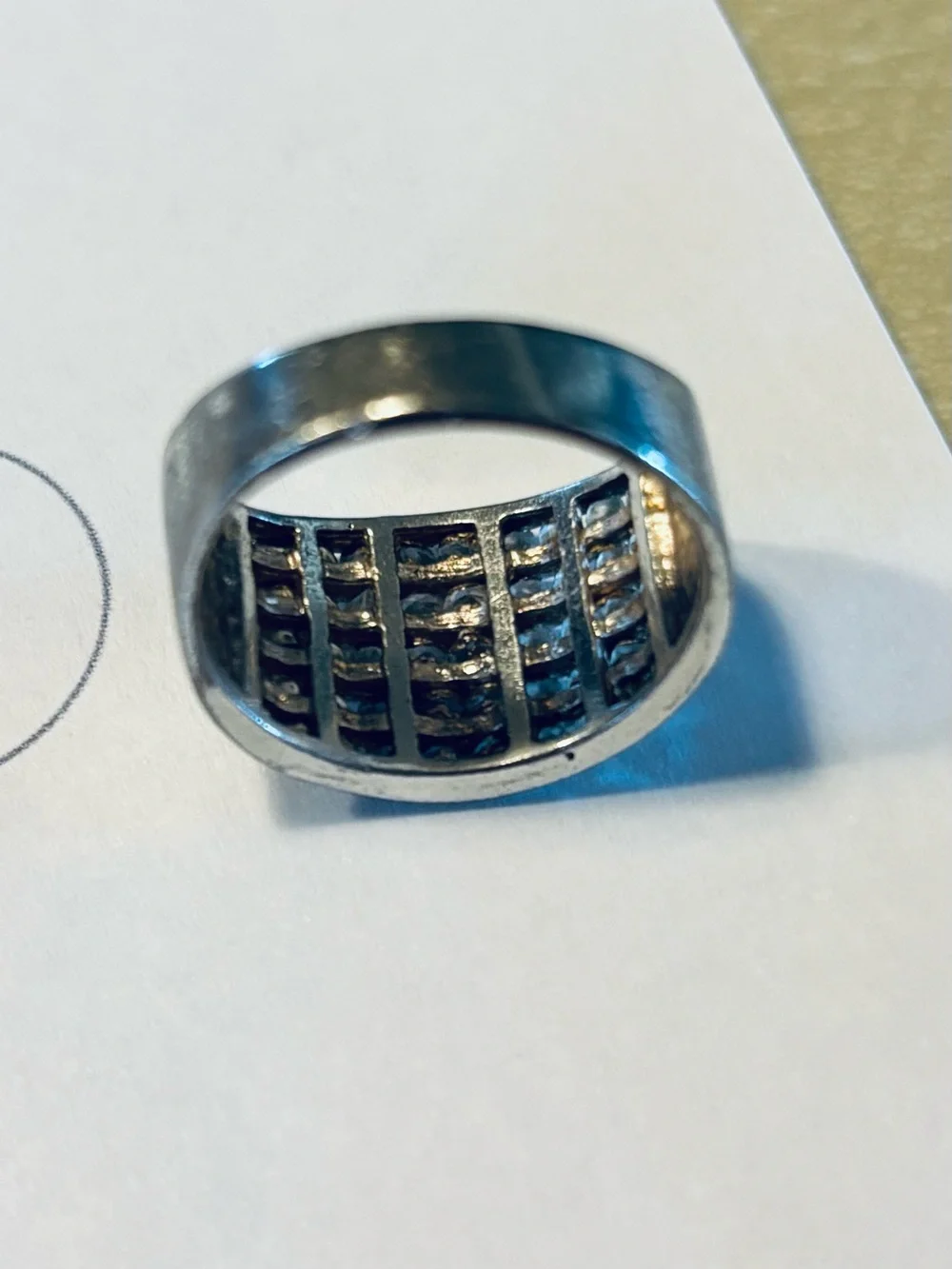 Silver Ring Smart Wearable Accessory - Silver  .925 Size 9